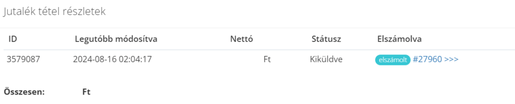 Jutalek tetelek reszletek
